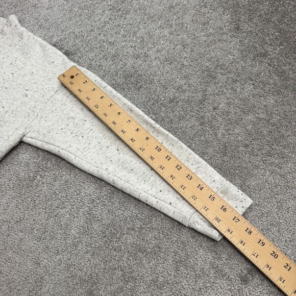 Madewell MWL BetterTerry Speckled V-Notch Pullover Sweatshirt Womens XXS Gray - Picture 11 of 12
